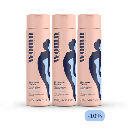 womn Dry & Fresh Powder - 3 x 100 g